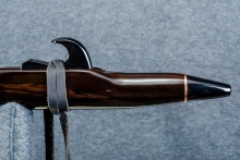 African Blackwood  Native American Flute, Minor, Mid A-4, #P8K (10)
